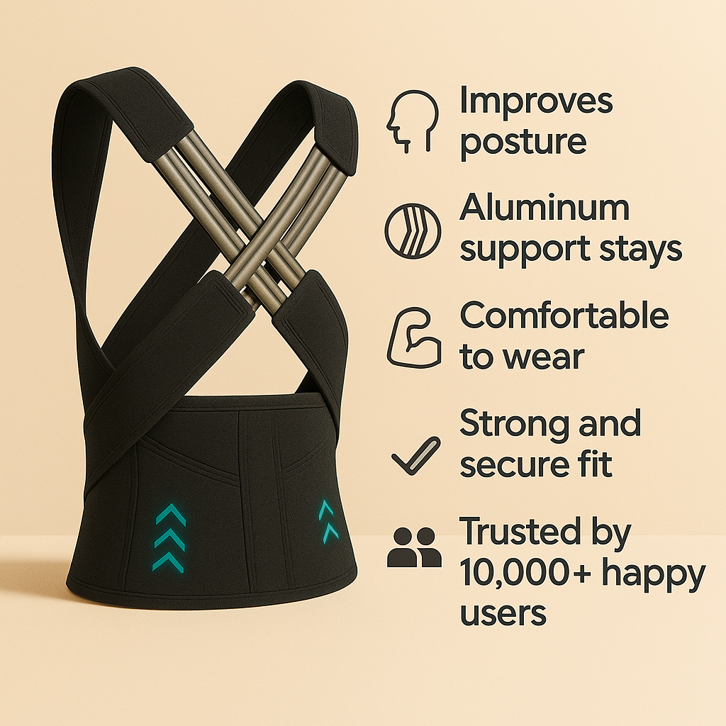 BLUSH & BLINK™-Posture Corrector Brace for Men and Women