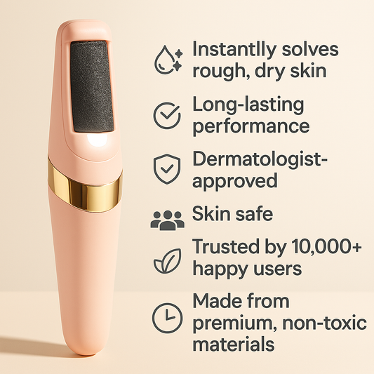 JabalX™-Electric-Hard-Skin-Remover-Foot-Callus-Remover- Electric-Foot-File-Rechargeable- Dead-Skin-Remover-for-Feet- Electric-Pedicure-Kit-Professional- Feet-Care. 
JabalX™ – جهاز كهربائي لإزال-الجلد القاسي من القدمين – مزيل مسامير القدم الكهربائي – مبرد قدم كهربائي قابل لإعادة الشحن – مزيل الجلد الميت للقدمين – مجموعة باديكير كهربائية احترافية للعناية بالقدمين