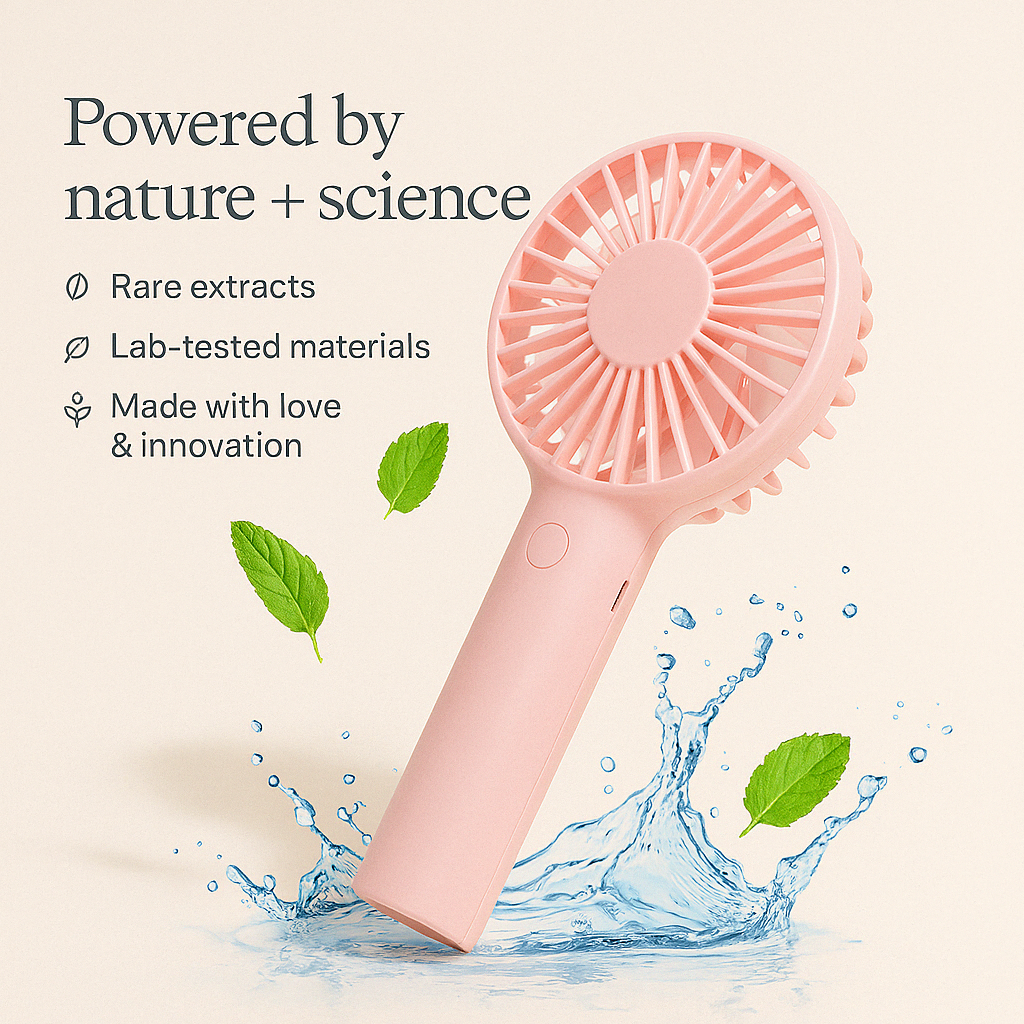 UBA™-Portable Handheld Mini Rechargeable Fan